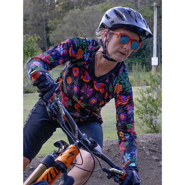 Cycology Långärmad Endurotröja Frida Flerfärgad M Kvinna