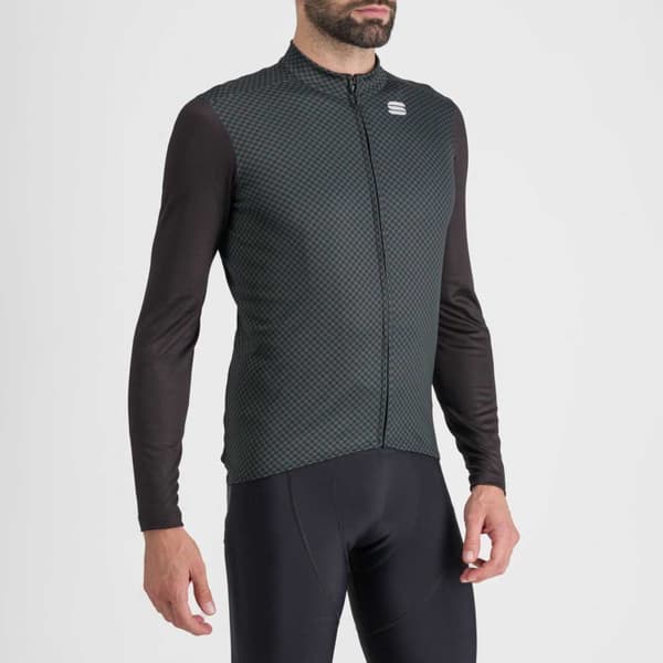 Sportful Langærmet Trøje Checkmate Thermal Sort M Mand