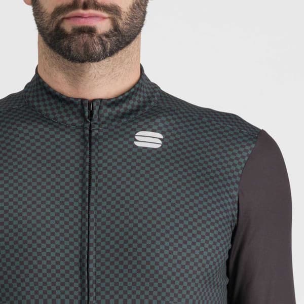 Sportful Langærmet Trøje Checkmate Thermal Sort M Mand