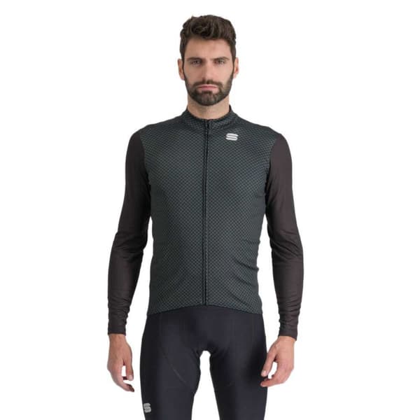 Sportful Langærmet Trøje Checkmate Thermal Sort M Mand