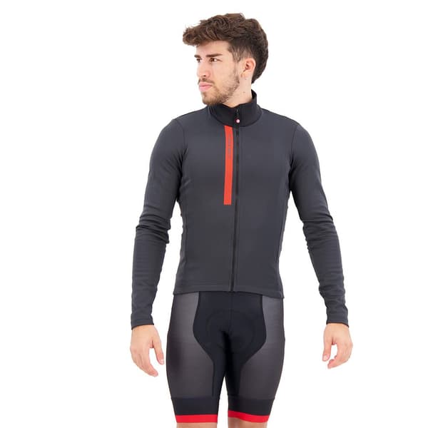 Castelli Langærmet Trøje Entrata Thermal Grå XS Mand