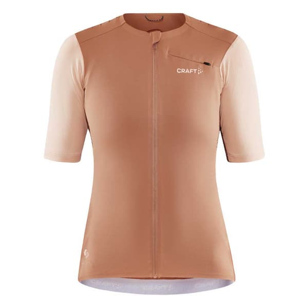 Craft Kortärmad Gruströja Pro Gravel Orange M Kvinna