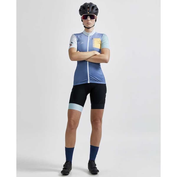 Craft Kortærmet Jersey Adv Handmade Cyclist Offroad Blå M Kvinde