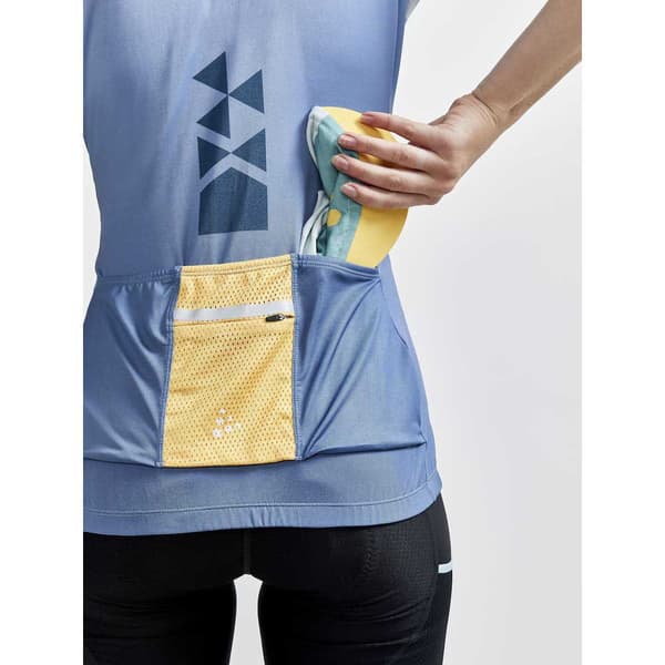 Craft Kortærmet Jersey Adv Handmade Cyclist Offroad Blå M Kvinde