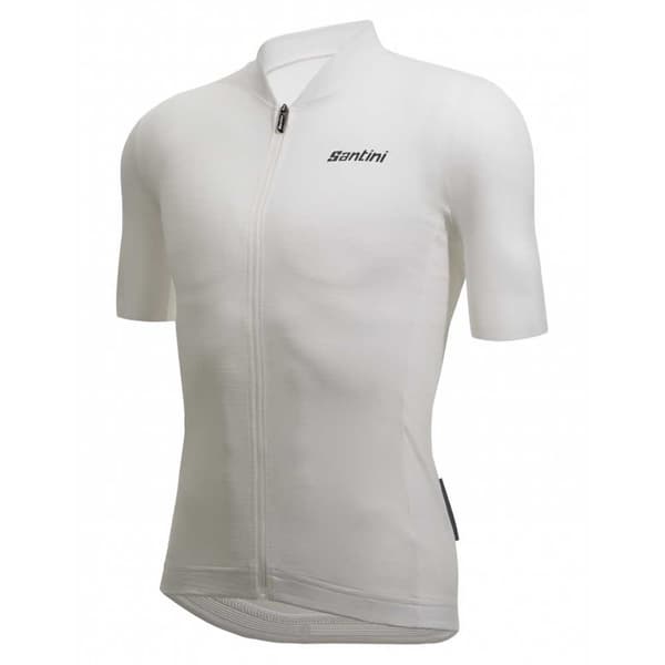 Santini Kortärmad Tröja Colore Puro Vit 2XL Man