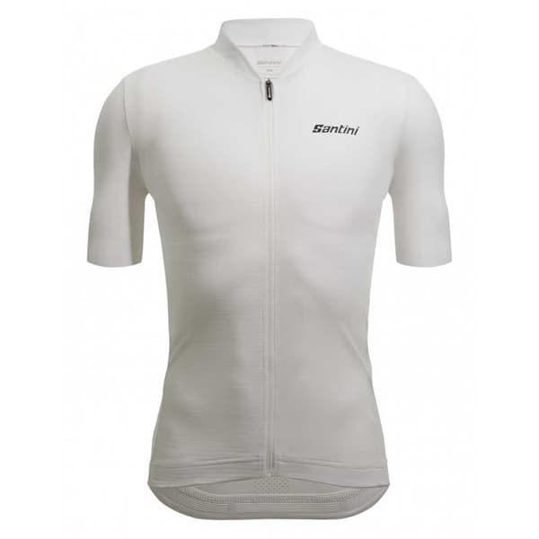 Santini Kortärmad Tröja Colore Puro Vit 2XL Man