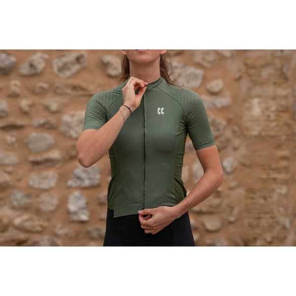 Kalas Lyhythihainen Jersey Passion Z3 Carbon Vihreä M Nainen