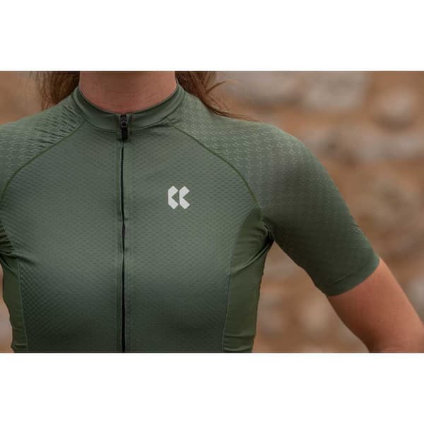 Kalas Lyhythihainen Jersey Passion Z3 Carbon Vihreä M Nainen