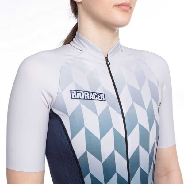 Bioracer Lyhythihainen Jersey Vesper Valkoinen S Nainen