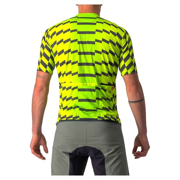 Castelli Kortärmad Tröja Unlimited Sterrato Grönt XL Man