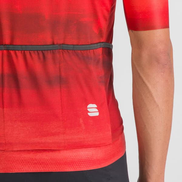 Sportful Kortærmet Trøje Flow Supergiara Rød L Mand
