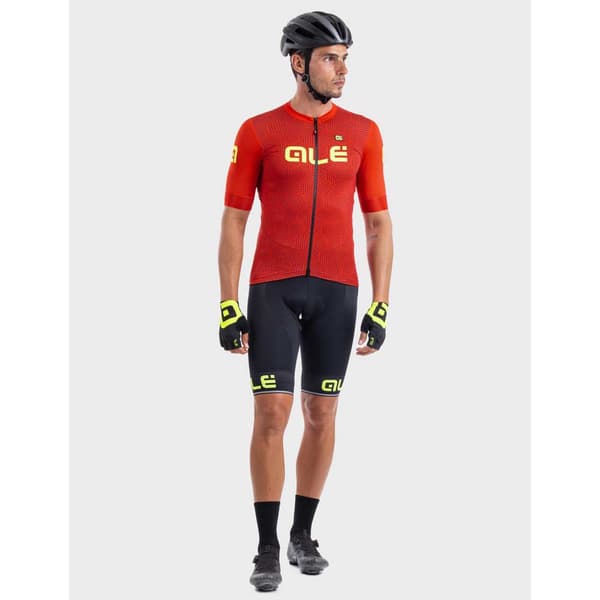 Ale Lyhythihainen Jersey Solid Cross Punainen M Mies