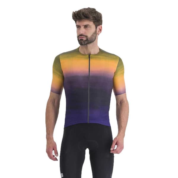 Sportful Kortärmad Tröja Flow Supergiara Grönt,Brun XL Man