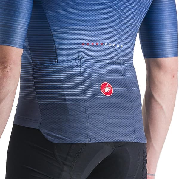 Castelli Kortærmet Trøje Aero Race 6.0 Blå 2XL Mand