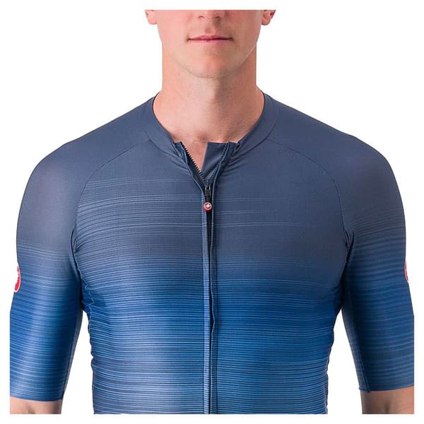 Castelli Kortærmet Trøje Aero Race 6.0 Blå 2XL Mand