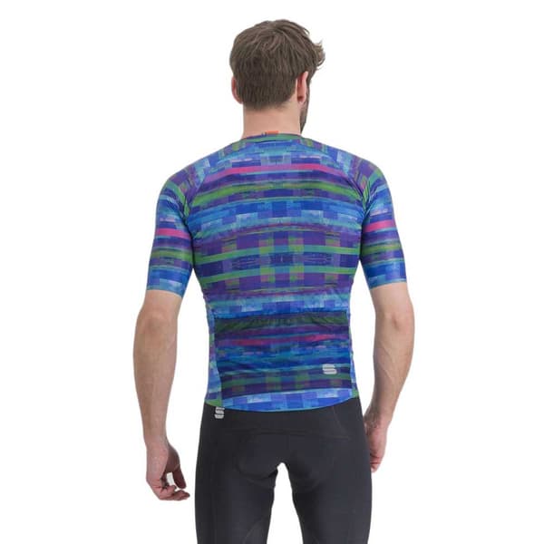 Sportful Kortærmet Trøje Glitch Blå XL Mand