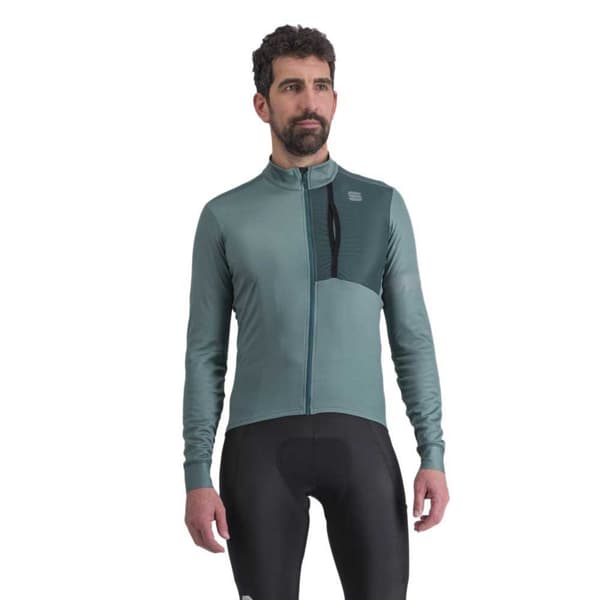 Sportful Pitkähihainen Jersey Supergiara Thermal Vihreä M Mies