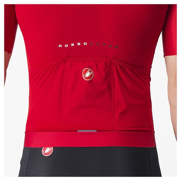 Castelli Kortærmet Trøje Aero Race 7.0 Rød 2XL Mand