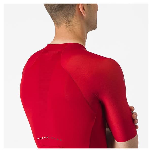 Castelli Kortærmet Trøje Aero Race 7.0 Rød 2XL Mand