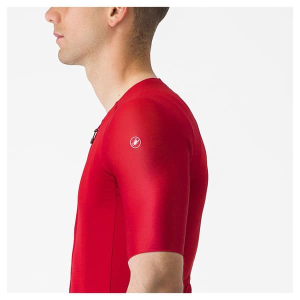 Castelli Kortærmet Trøje Aero Race 7.0 Rød 2XL Mand