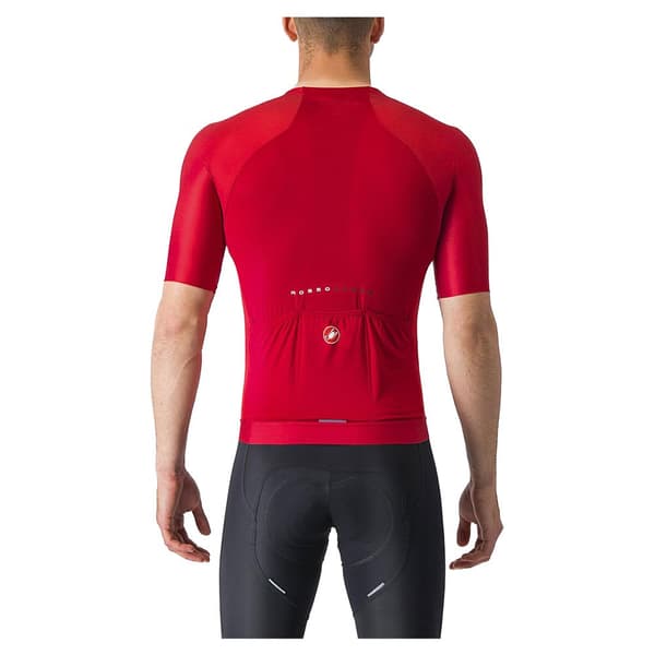 Castelli Kortærmet Trøje Aero Race 7.0 Rød 2XL Mand