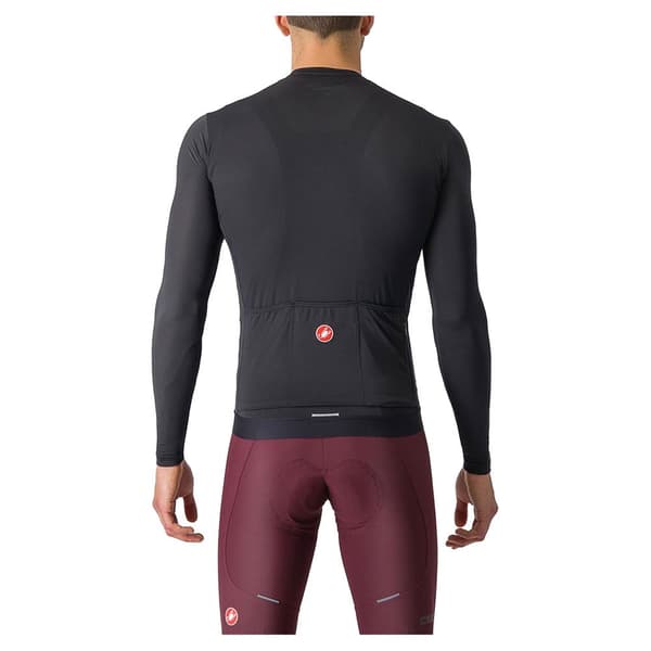 Castelli Pitkähihainen Jersey Espresso Harmaa S Mies