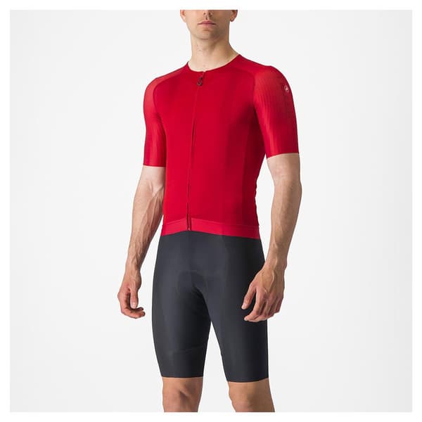 Castelli Kortärmad Tröja Aero Race 7.0 Röd XL Man