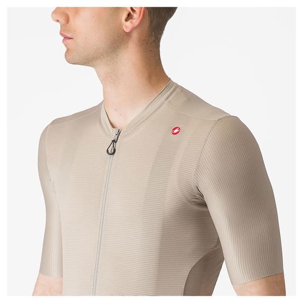 Castelli Kortærmet Trøje Espresso Beige XL Mand