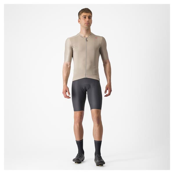 Castelli Kortærmet Trøje Espresso Beige XL Mand