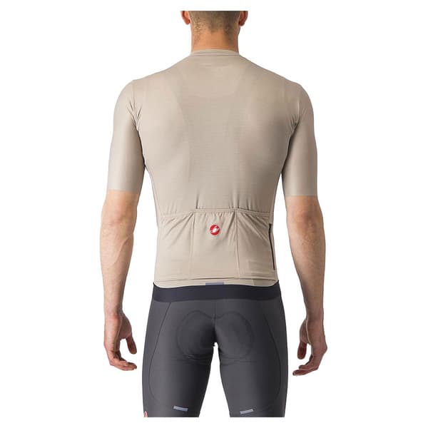 Castelli Kortærmet Trøje Espresso Beige XL Mand