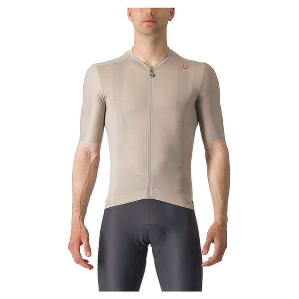 Castelli Kortærmet Trøje Espresso Beige XL Mand