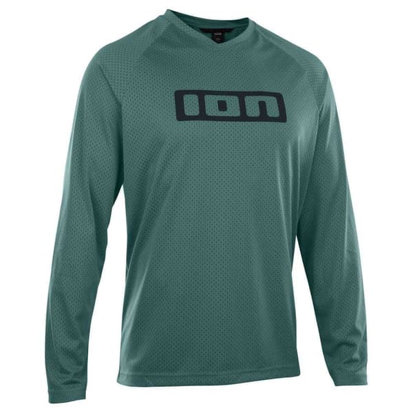 Ion Långärmad Endurotröja Logo Grönt L Man