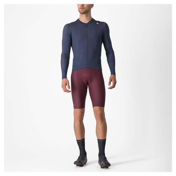 Castelli Pitkähihainen Jersey Espresso Sininen M Mies