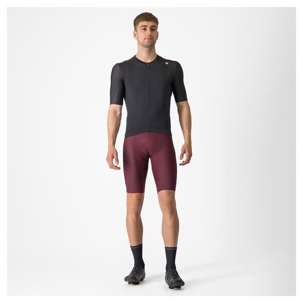 Castelli Lyhythihainen Jersey Espresso Harmaa M Mies