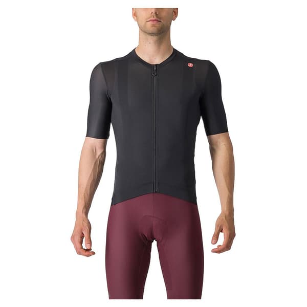 Castelli Lyhythihainen Jersey Espresso Harmaa M Mies