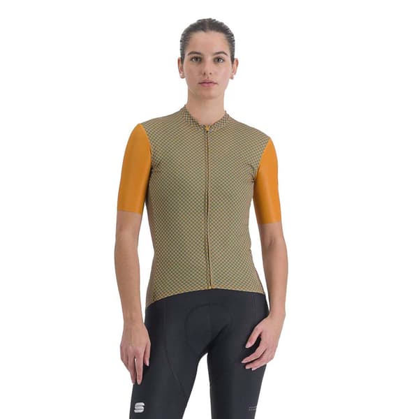 Sportful Kortærmet Trøje Checkmate Grøn S Kvinde