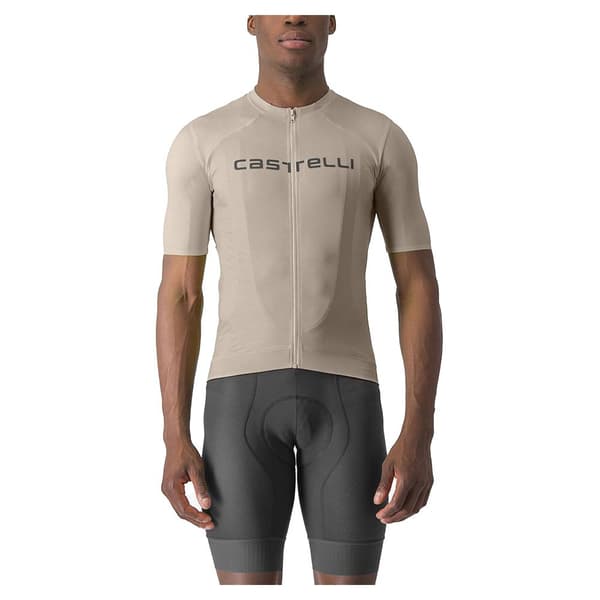 Castelli Kortærmet Trøje Prologo Lite Beige XL Mand