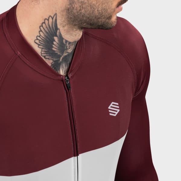 Siroko Pitkähihainen Jersey M2 Triplet Punainen M Mies