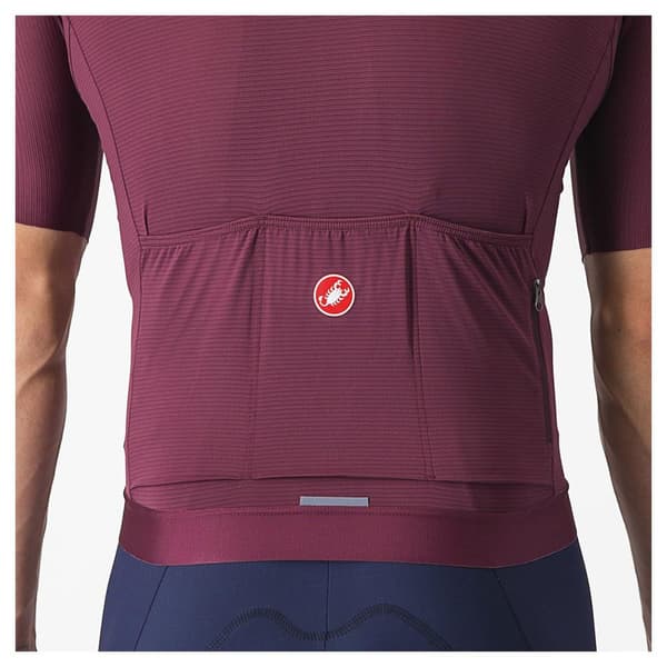 Castelli Kortärmad Tröja Espresso Lila XL Man