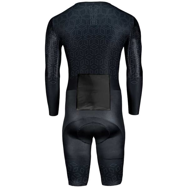 Huub Langærmet Racerdragt Aero Tt Sort M Mand