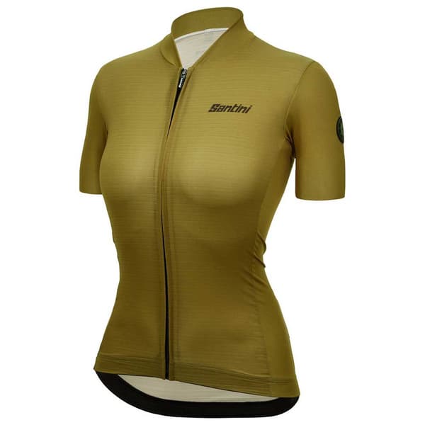 Santini Lyhythihainen Jersey Glory Day Vihreä 2XL Nainen