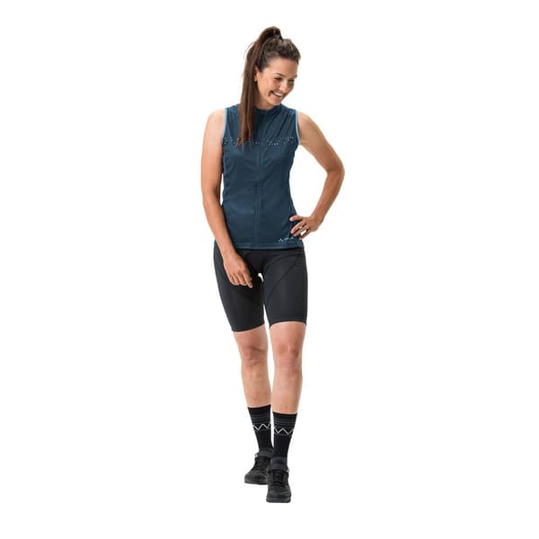 Vaude Bike Ærmeløs Jersey Posta Fz Tricot Blå 40 Kvinde