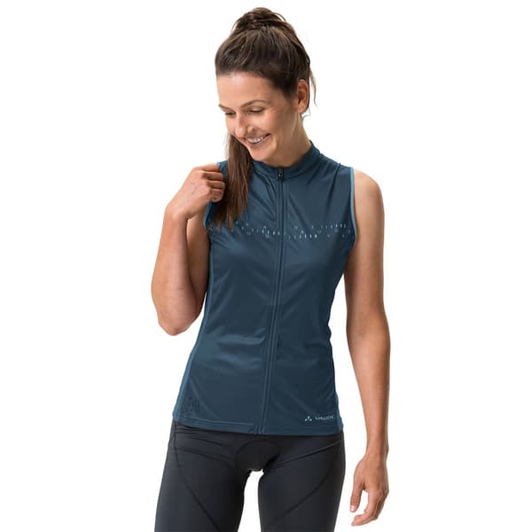 Vaude Bike Ærmeløs Jersey Posta Fz Tricot Blå 40 Kvinde