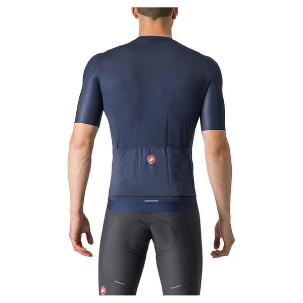 Castelli Lyhythihainen Jersey Espresso Sininen L Mies