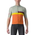 Miniatyrbillede 1 af 6: Castelli Kortærmet Trøje A Blocco Grøn,Orange XL Mand