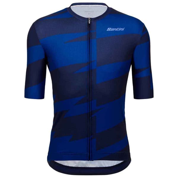 Santini Kortärmad Tröja Furia Smart Blå 3XL Man
