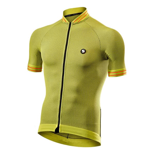 Sixs Kortærmet Jersey Clima Gul M Mand