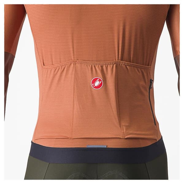 Castelli Kortærmet Trøje Espresso Orange L Mand