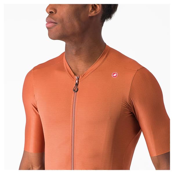 Castelli Kortærmet Trøje Espresso Orange L Mand