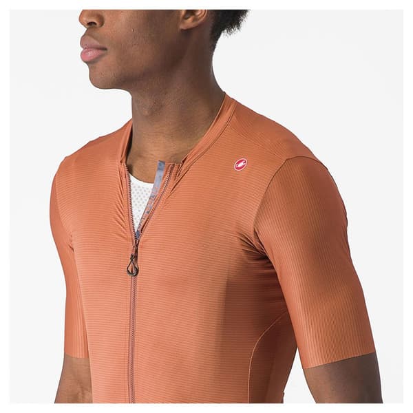 Castelli Kortærmet Trøje Espresso Orange L Mand